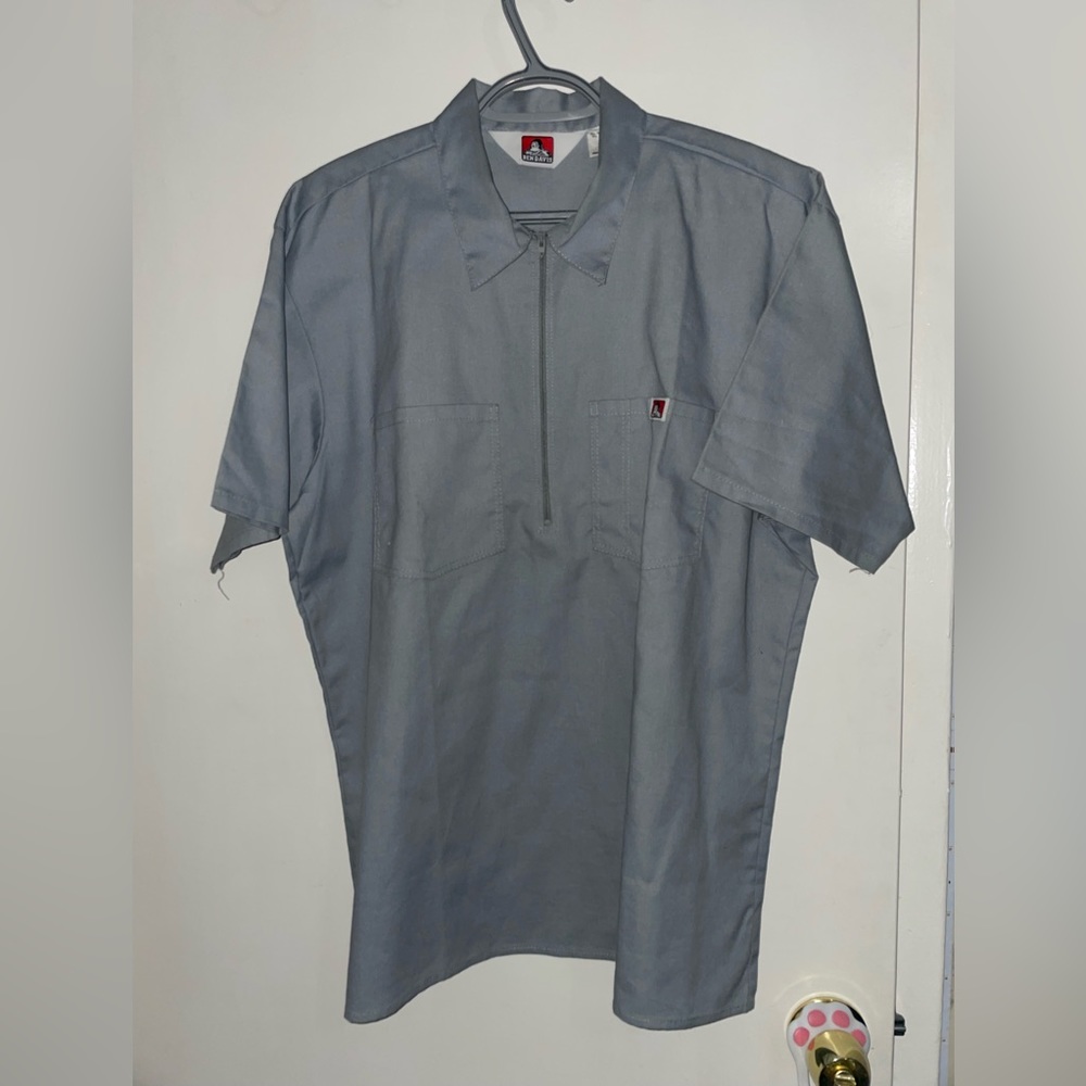 Ben Davis shirt sleeve 1/2 zip shirt